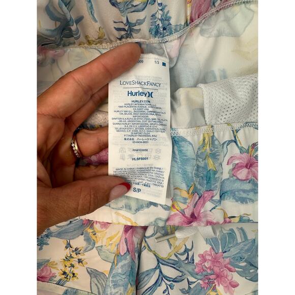 LoveShackFancy x Hurley Board Shorts only sz sm - Picture 3 of 4